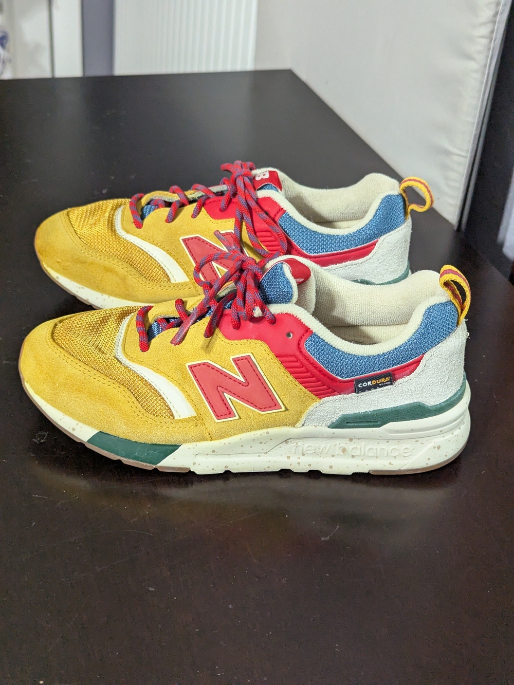 New Balance Kids' Multicolor Athletic Sneakers - Yellow/Red